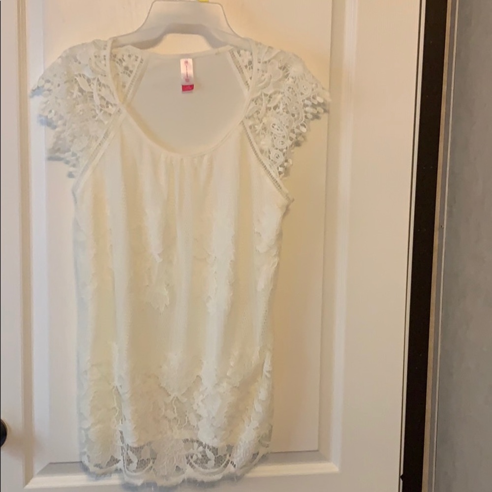Lace top size 10 never worn